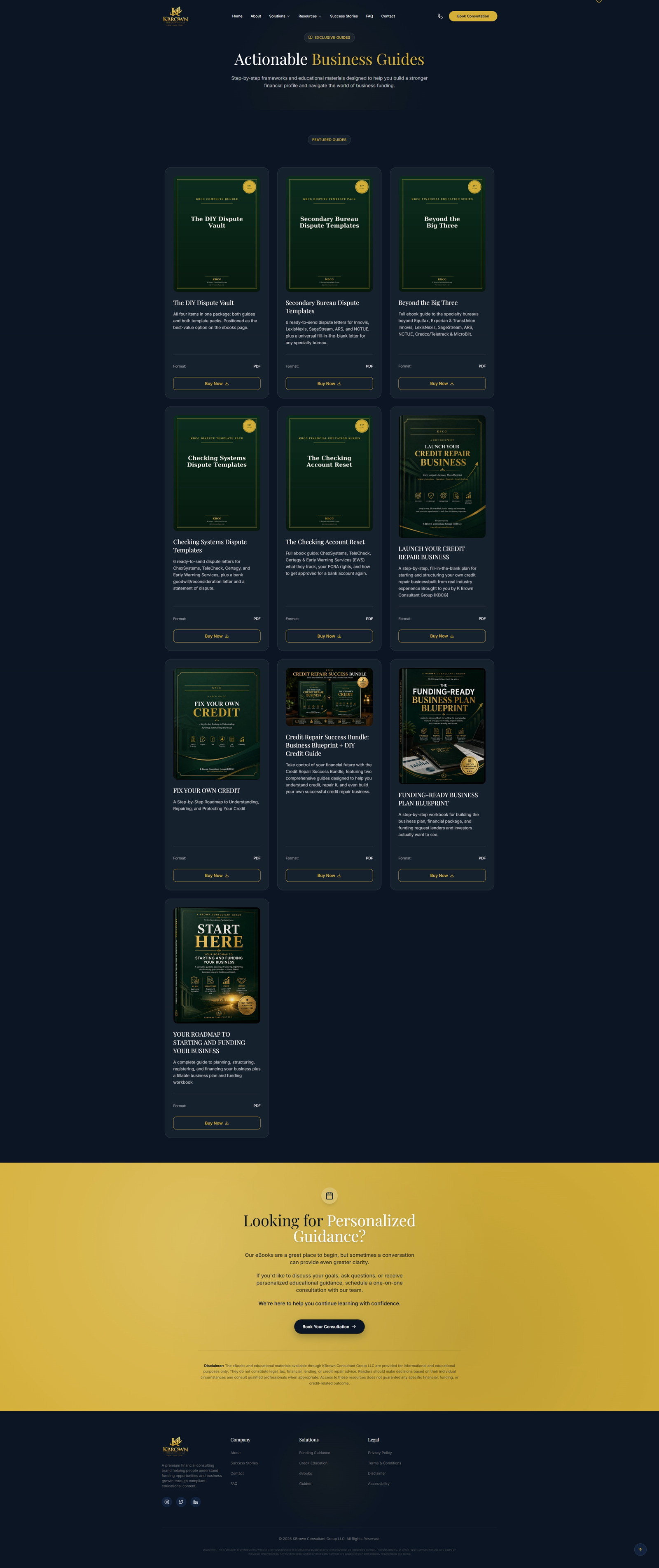 KBrown Consultant Group LLC screenshot 2