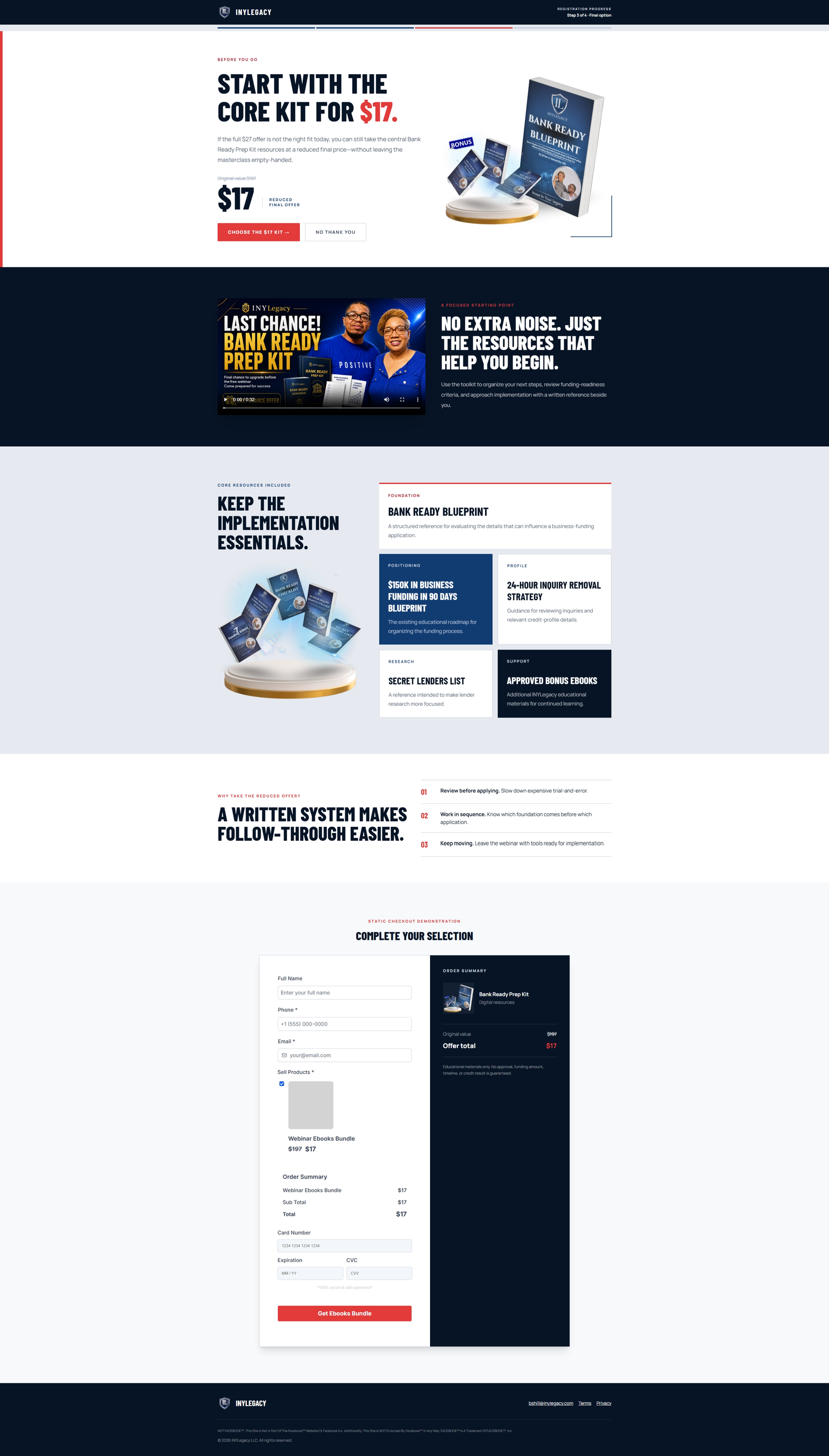 INYLegacy Webinar Funnel & GoHighLevel Automation screenshot 5
