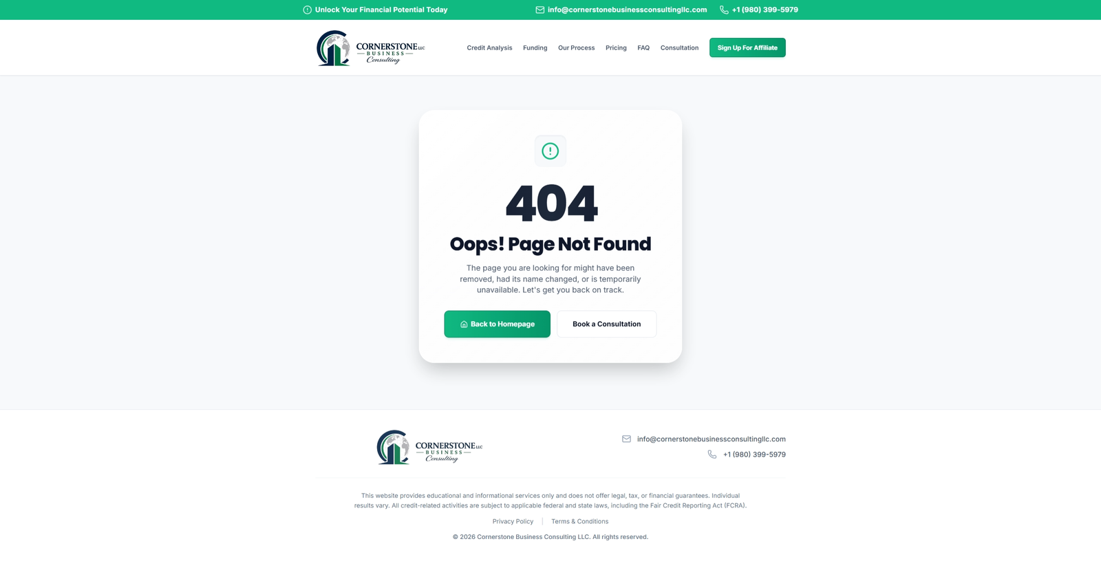 Cornerstone Business Consulting LLC screenshot 5