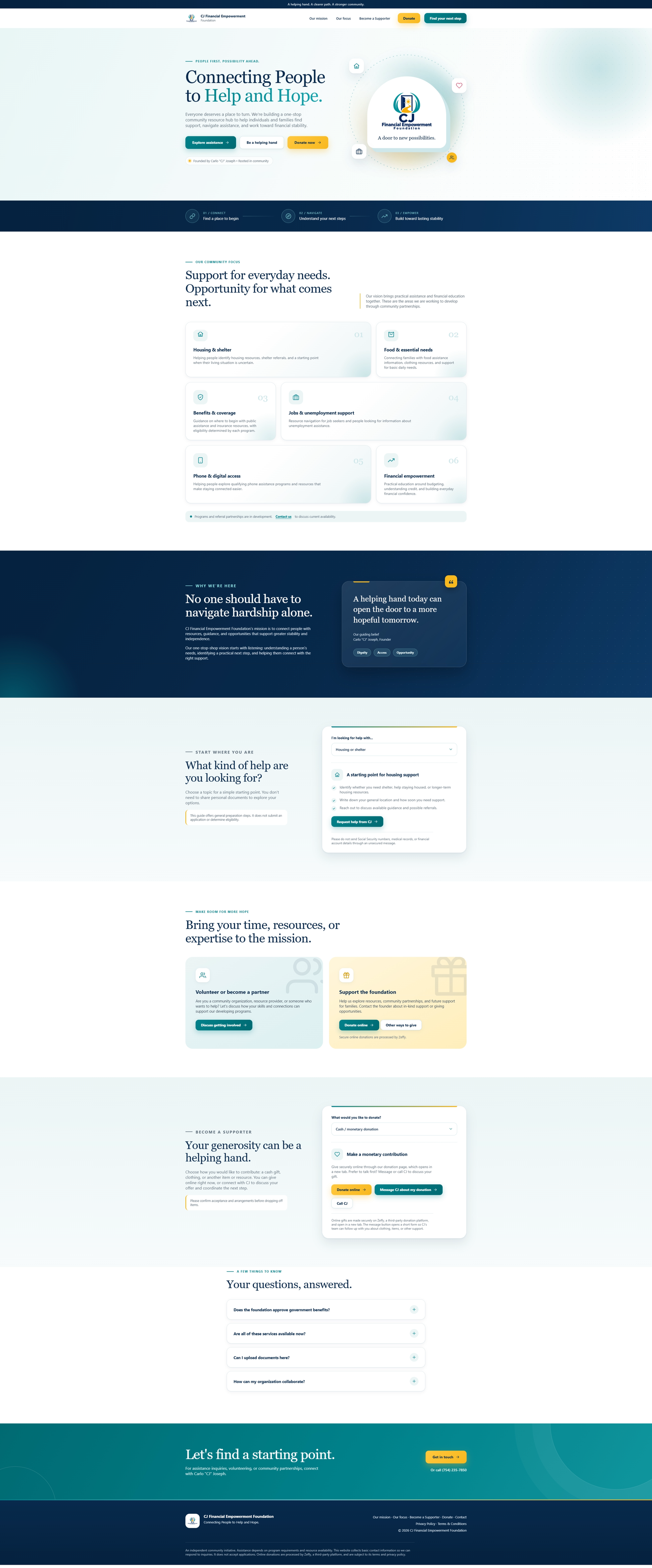 CJ Financial Empowerment Foundation screenshot 2
