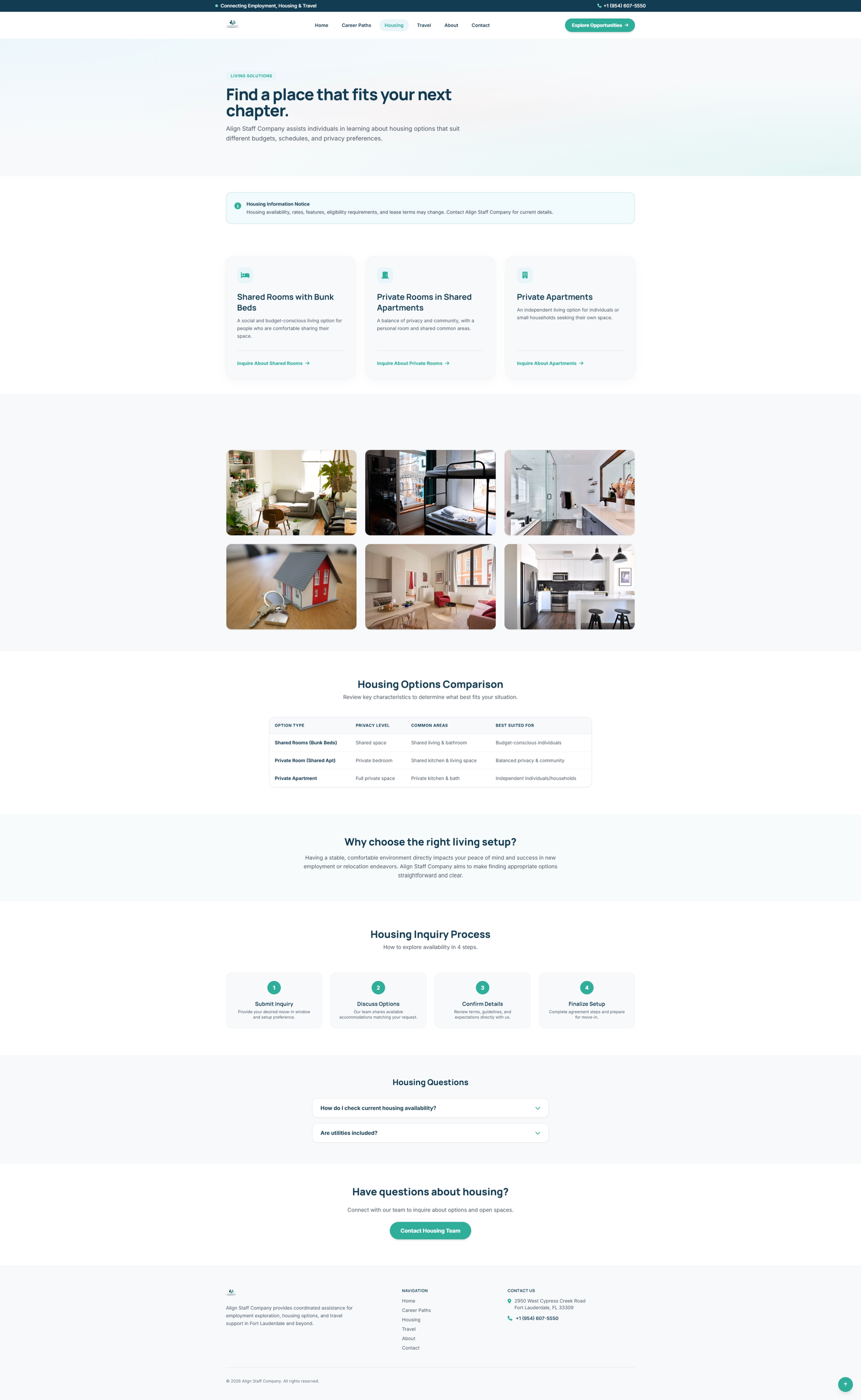Align Staff Company Business Website screenshot 5