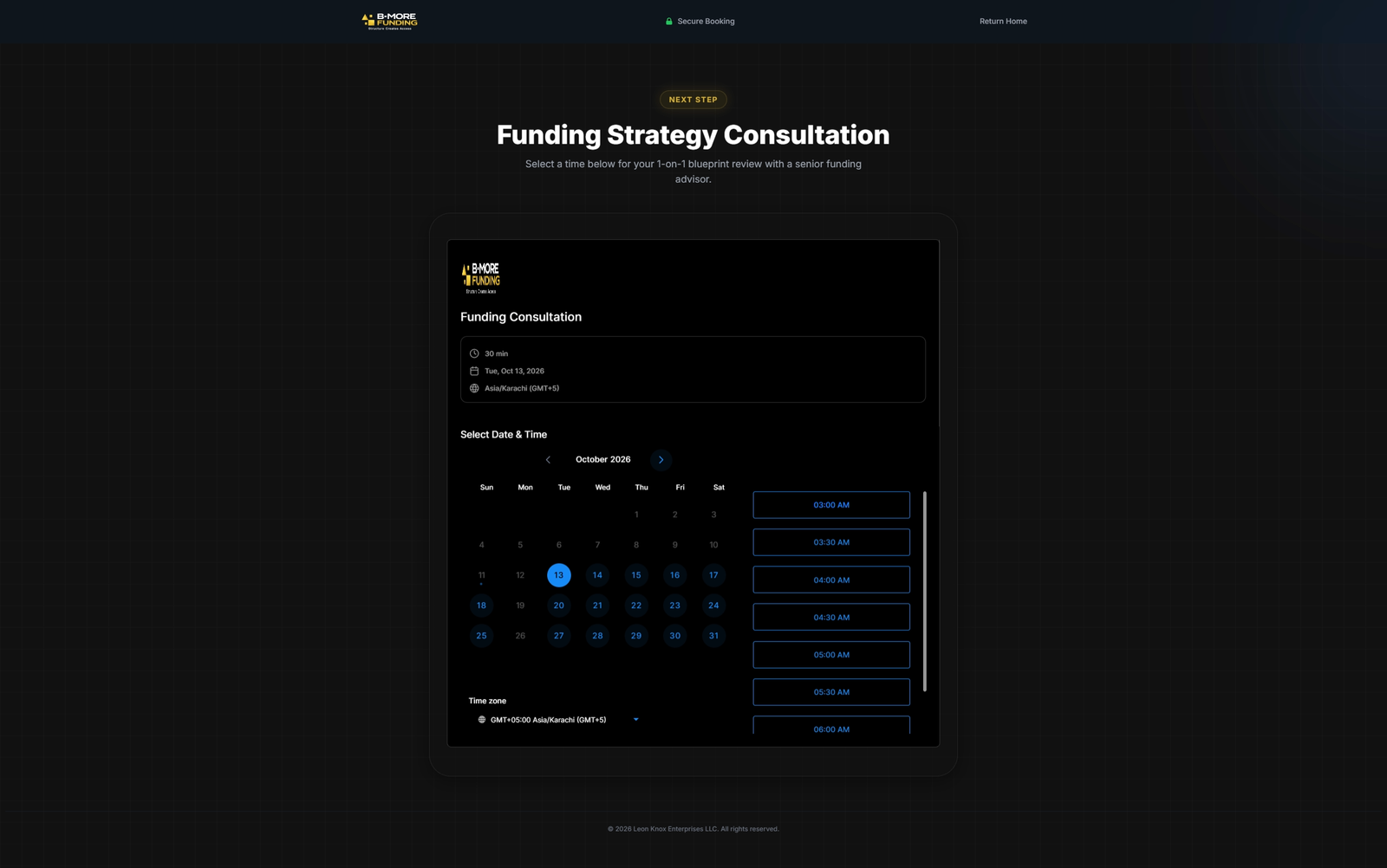 B-More Funding Funding Quiz Funnel & Automation screenshot 3