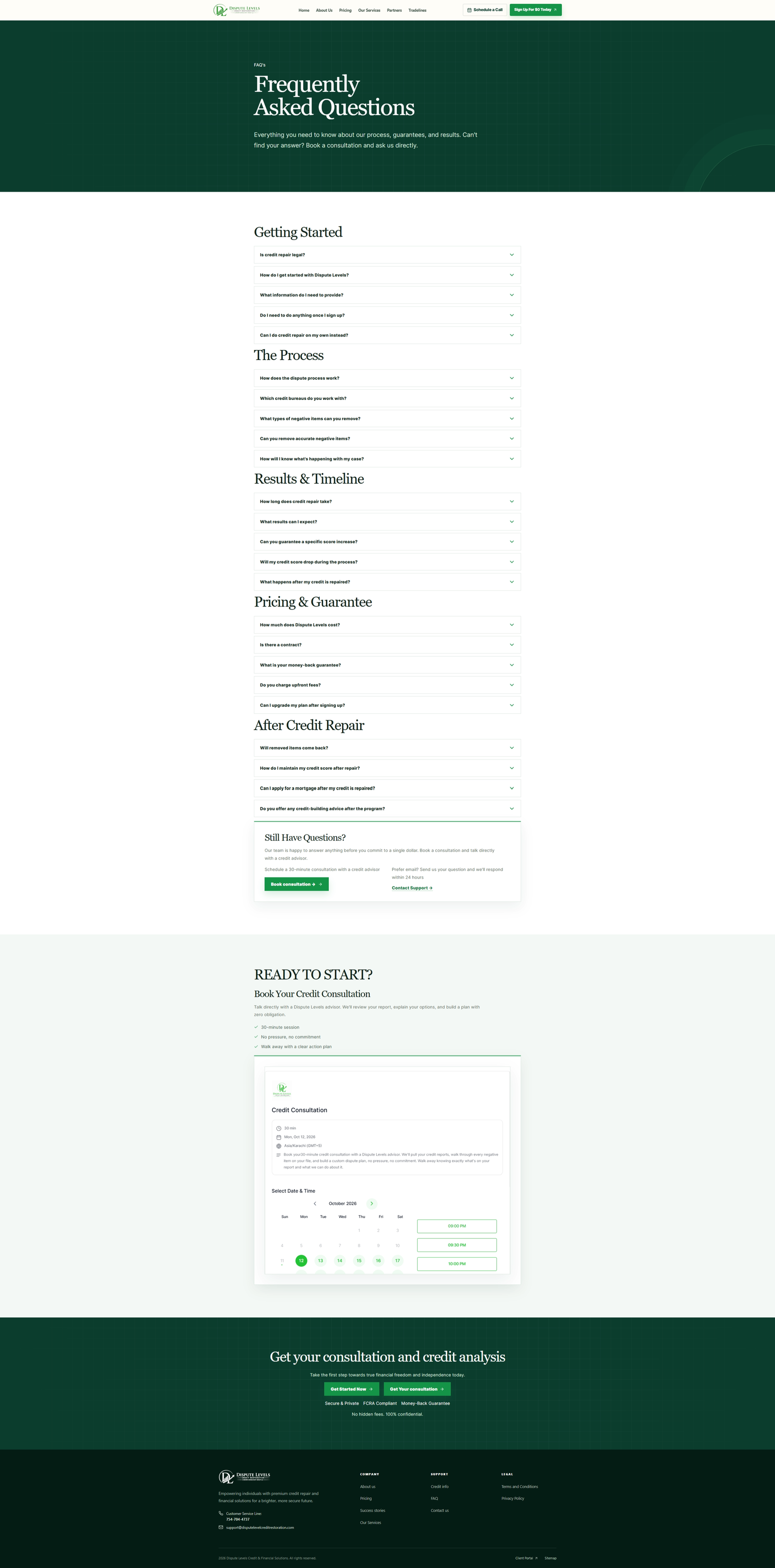 Dispute Level Credit Restoration screenshot 2