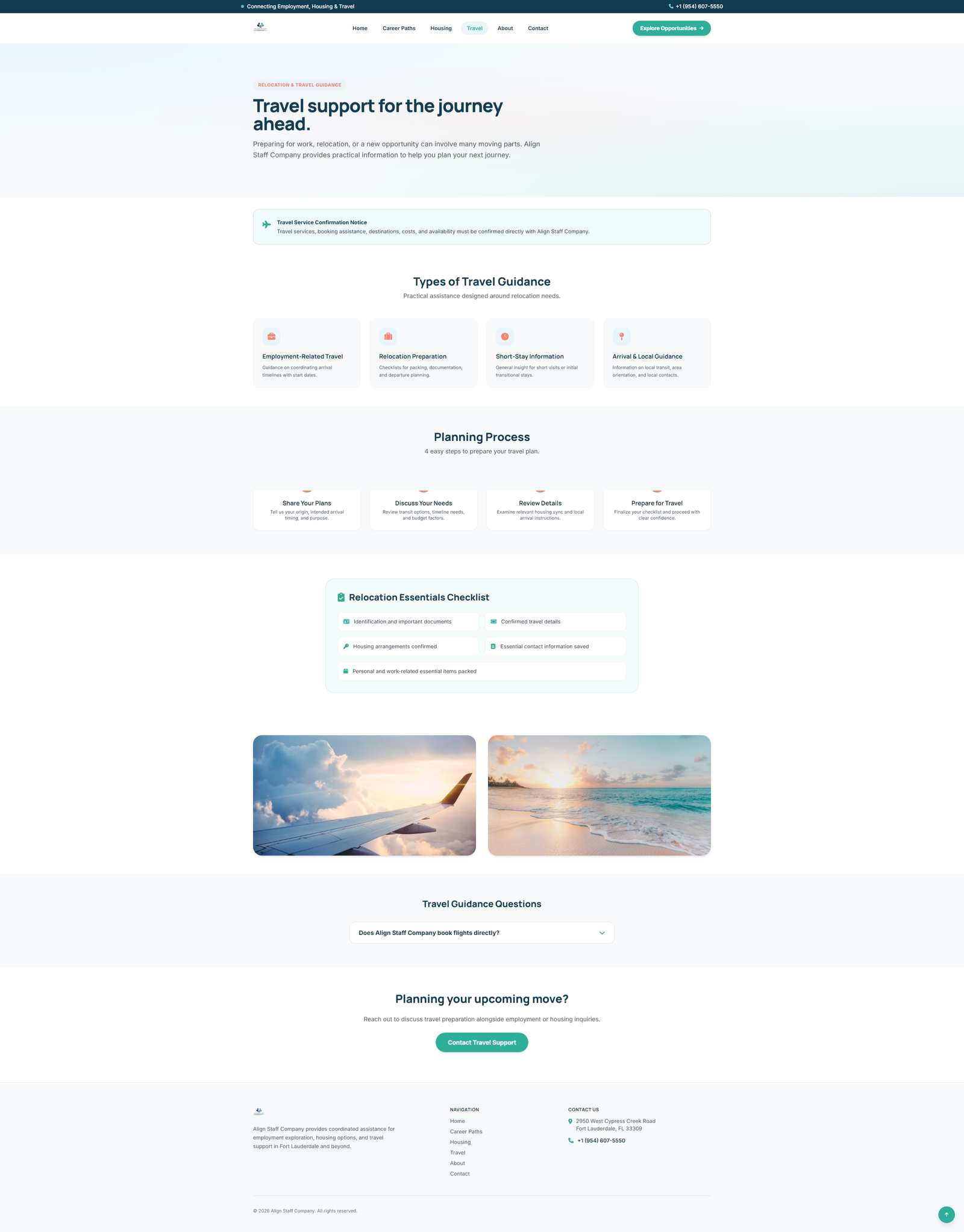 Align Staff Company Business Website screenshot 2