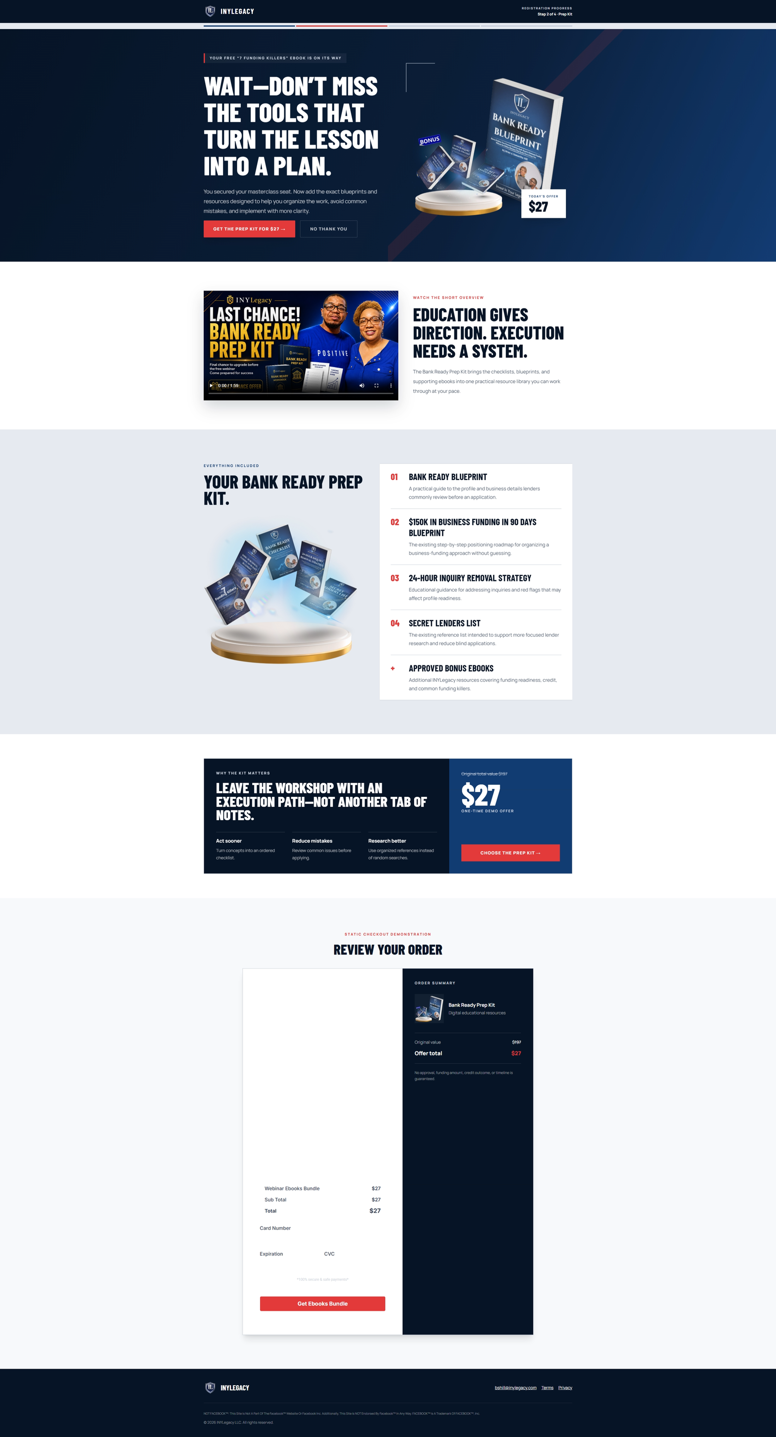INYLegacy Webinar Funnel & GoHighLevel Automation screenshot 3