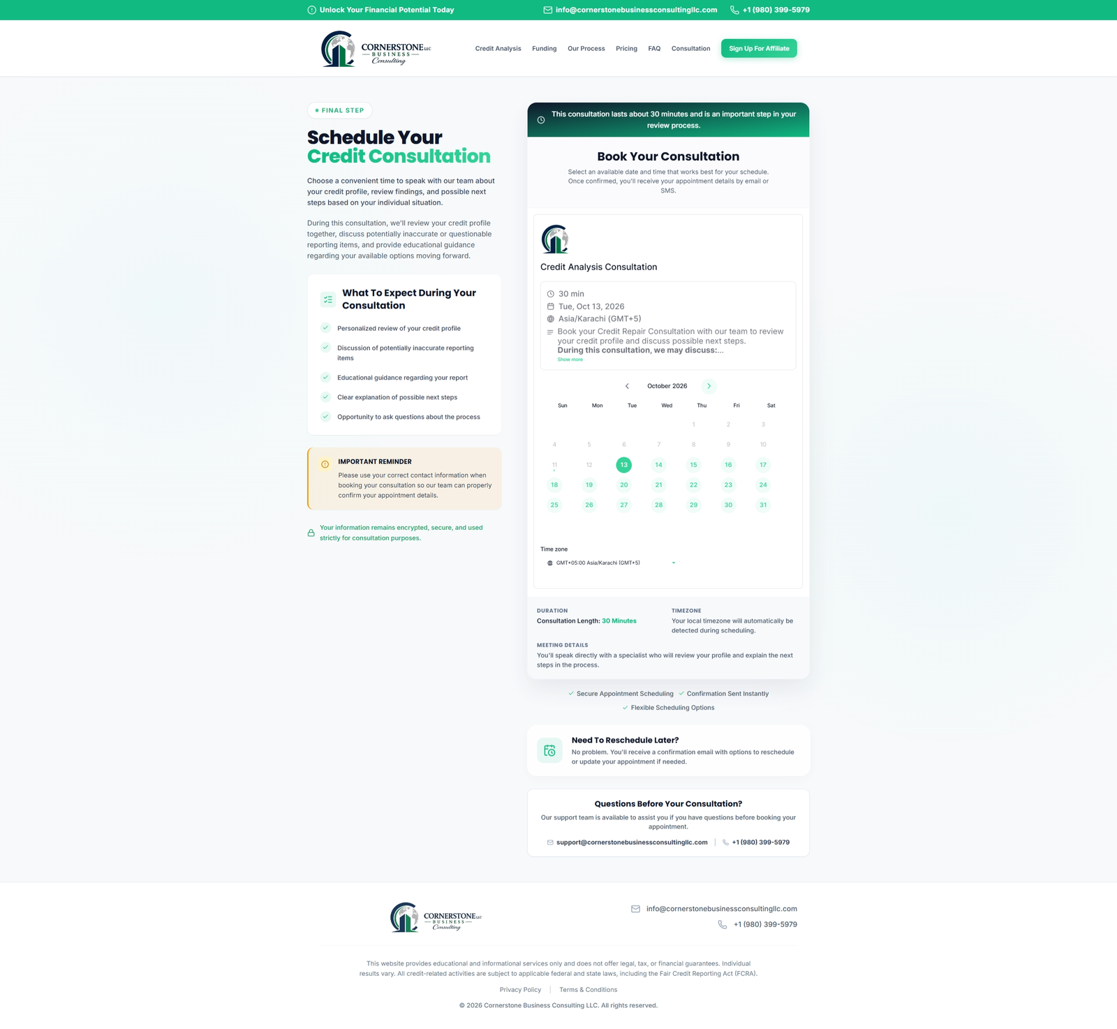 Cornerstone Business Consulting LLC screenshot 4