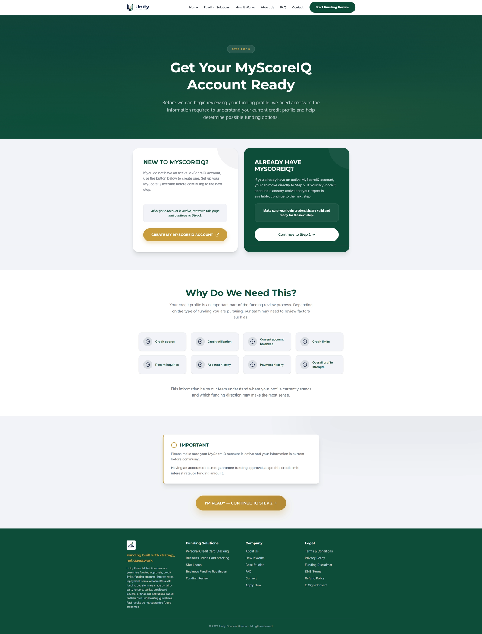 Unity Financial Solution - Funding Website & GoHighLevel Integration screenshot 6