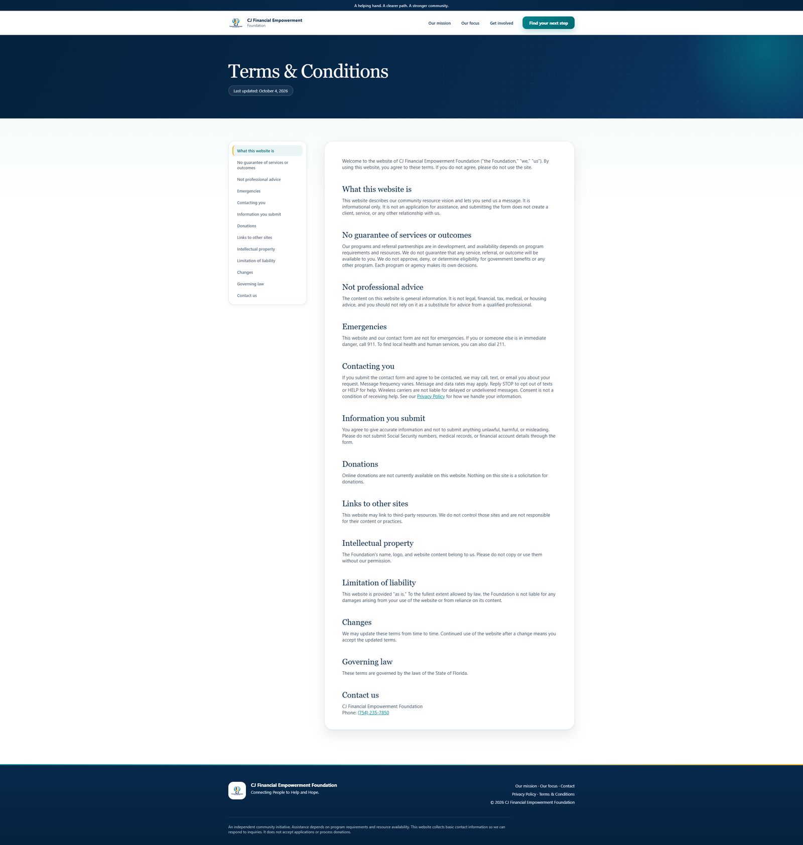 CJ Financial Empowerment Foundation screenshot 3