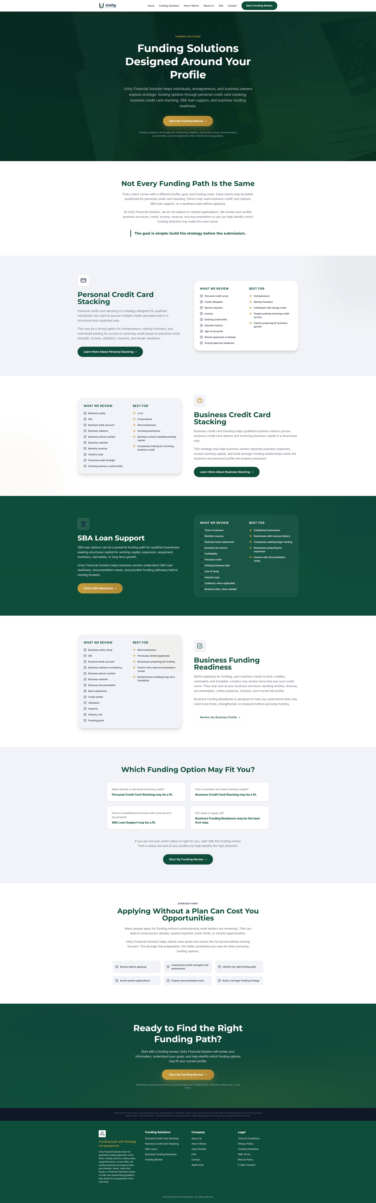 Unity Financial Solution - Funding Website & GoHighLevel Integration screenshot 12